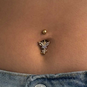 The Butterfly Bauchnabelpiercing | Gold | Silber - Piercd