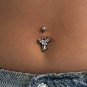 The Butterfly Bauchnabelpiercing | Gold | Silber - Piercd