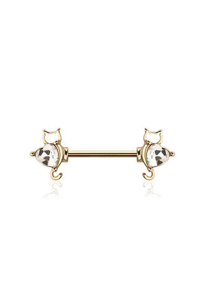 The Cat Brustwarzenpiercing | Gold | Silber - Piercd