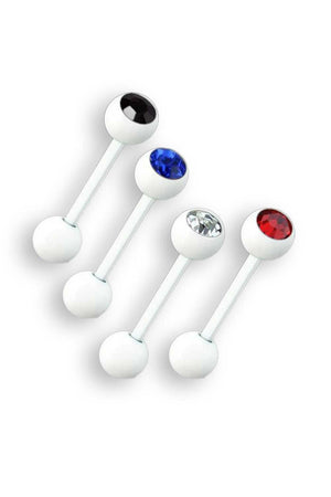 The Club Zungenpiercing | 4 versch. Farben - Piercd