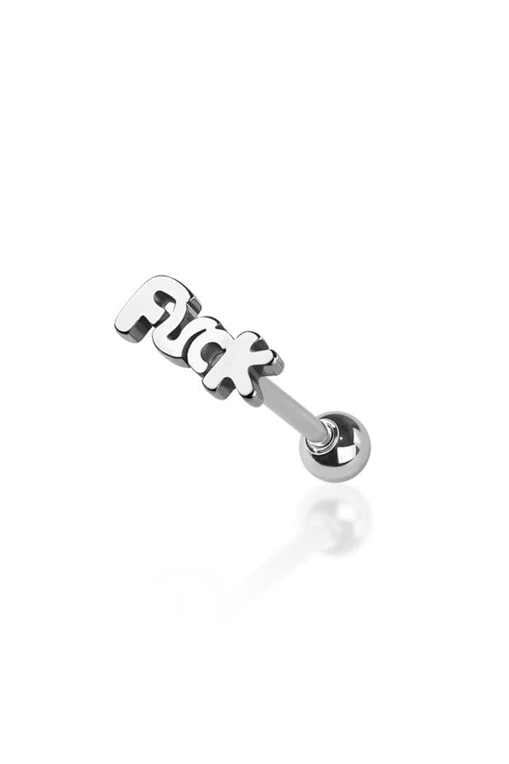 The F-ck Zungenpiercing | Silber - Piercd