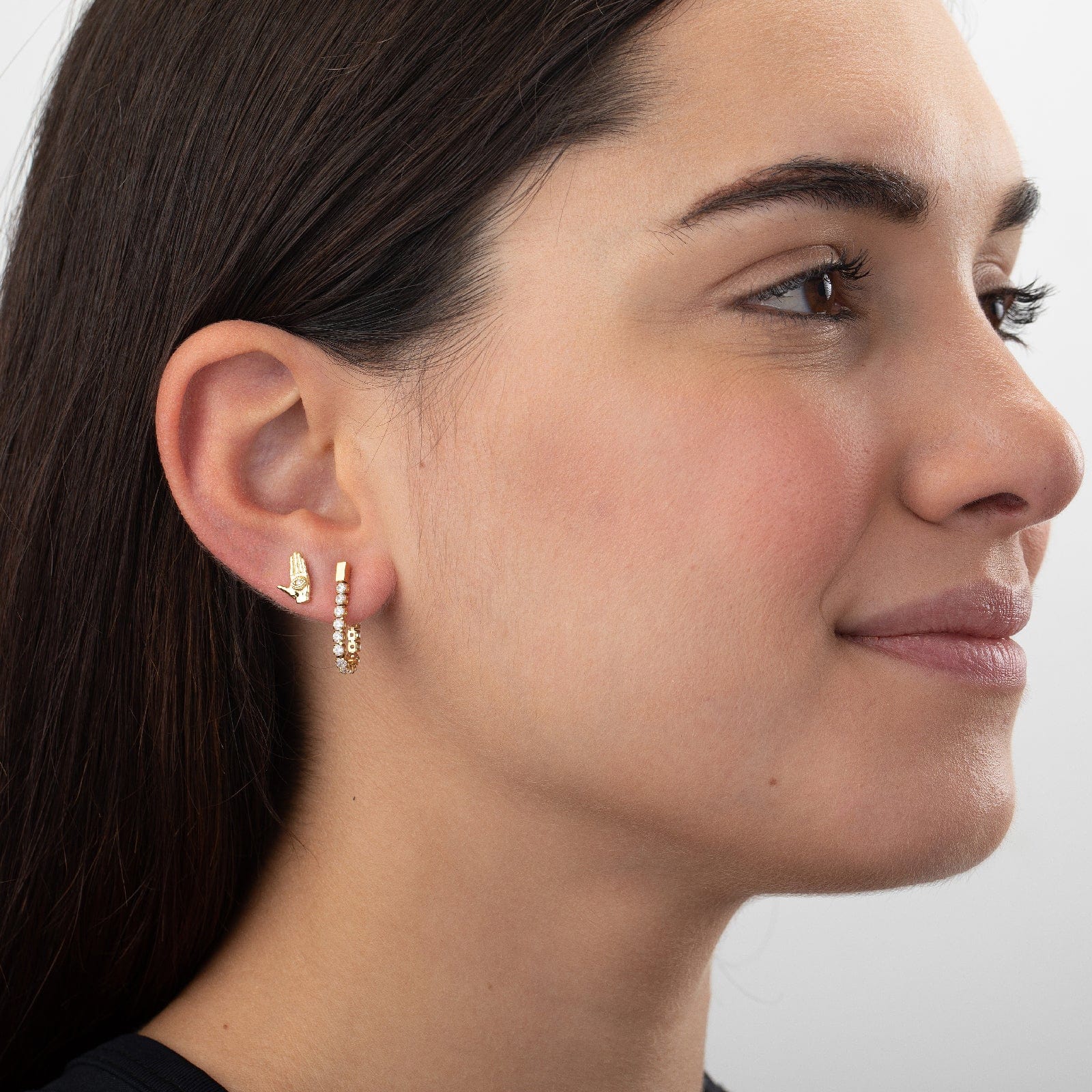 The Hand Ohrstecker | Gold - Piercd