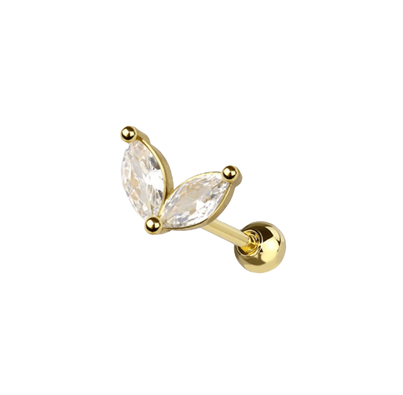 The Lotus Ohrstecker | Gold | Silber - Piercd