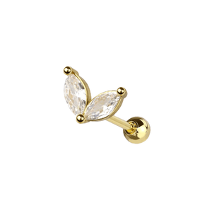 The Lotus Ohrstecker | Gold | Silber - Piercd