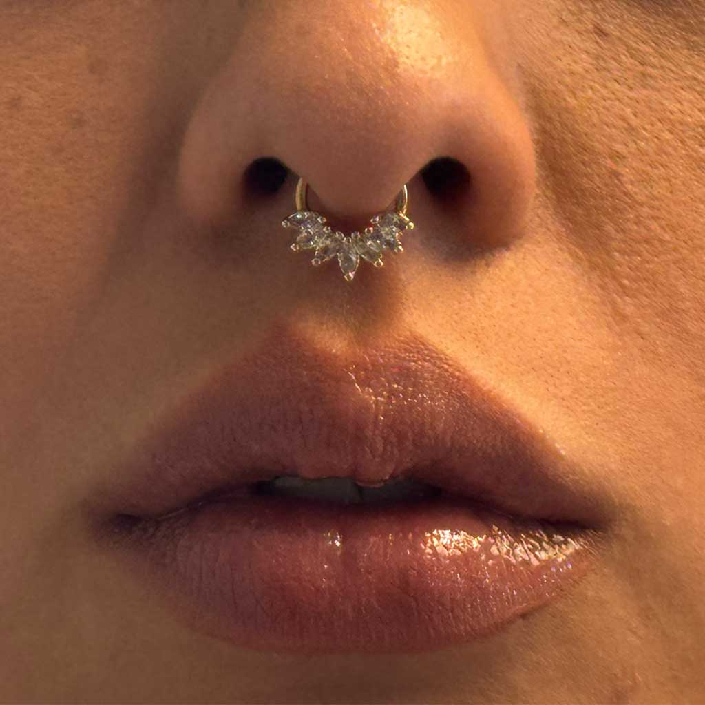 The Marquise Piercing | Gold | Silber - Piercd
