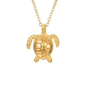 The Sea Turtle Halskette | Gold - Piercd
