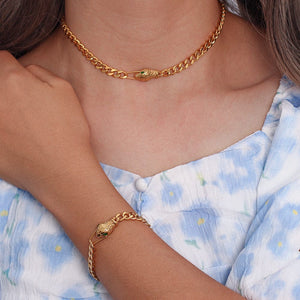 The Snake Halskette | Gold - Piercd