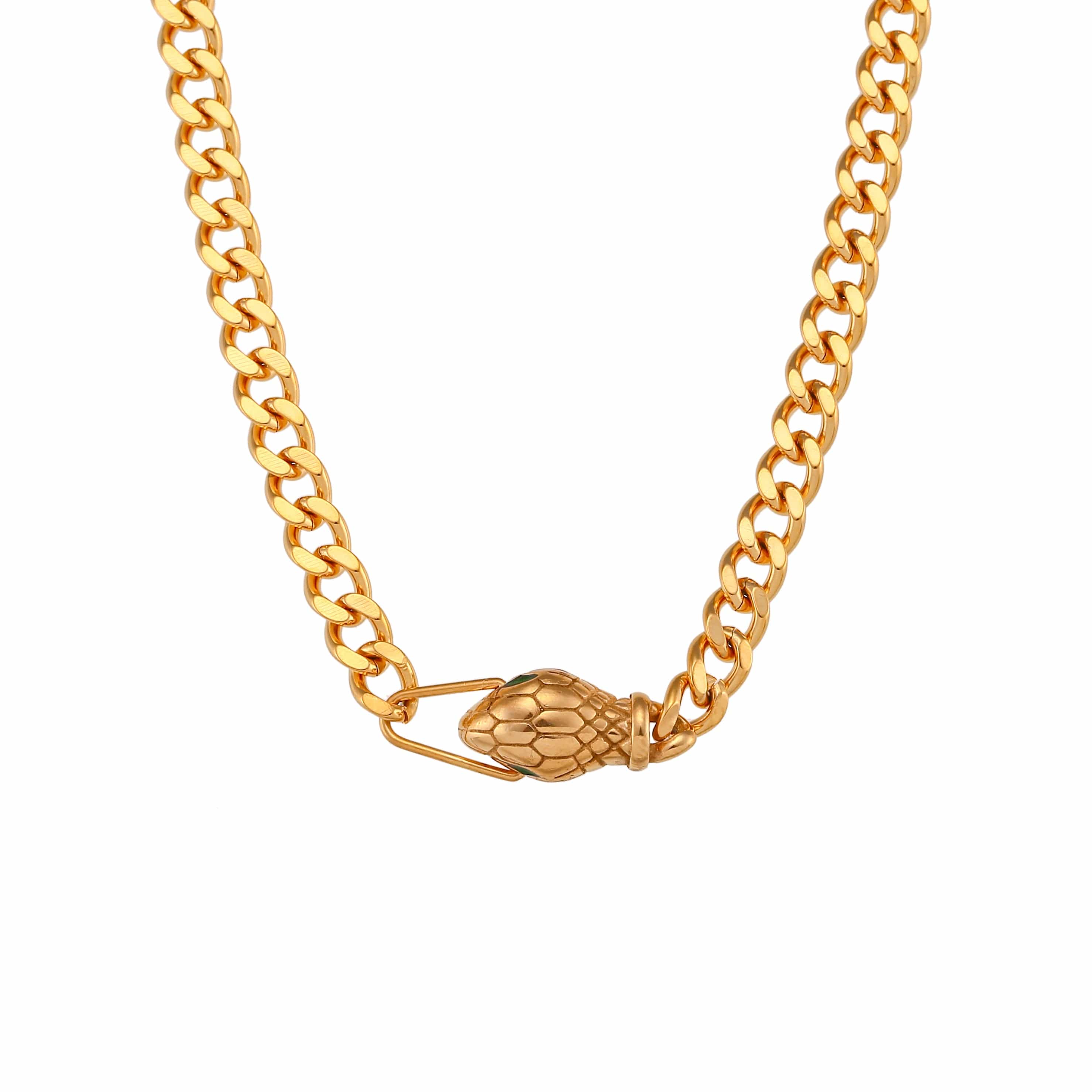 The Snake Halskette | Gold - Piercd