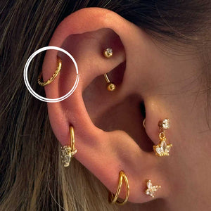 The Triangle Piercing | Gold | Silber - Piercd
