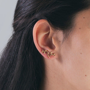 Unicorn Ohrstecker | Gold - Piercd