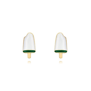 Flashy Icecream Ohrstecker | Gold - Piercd