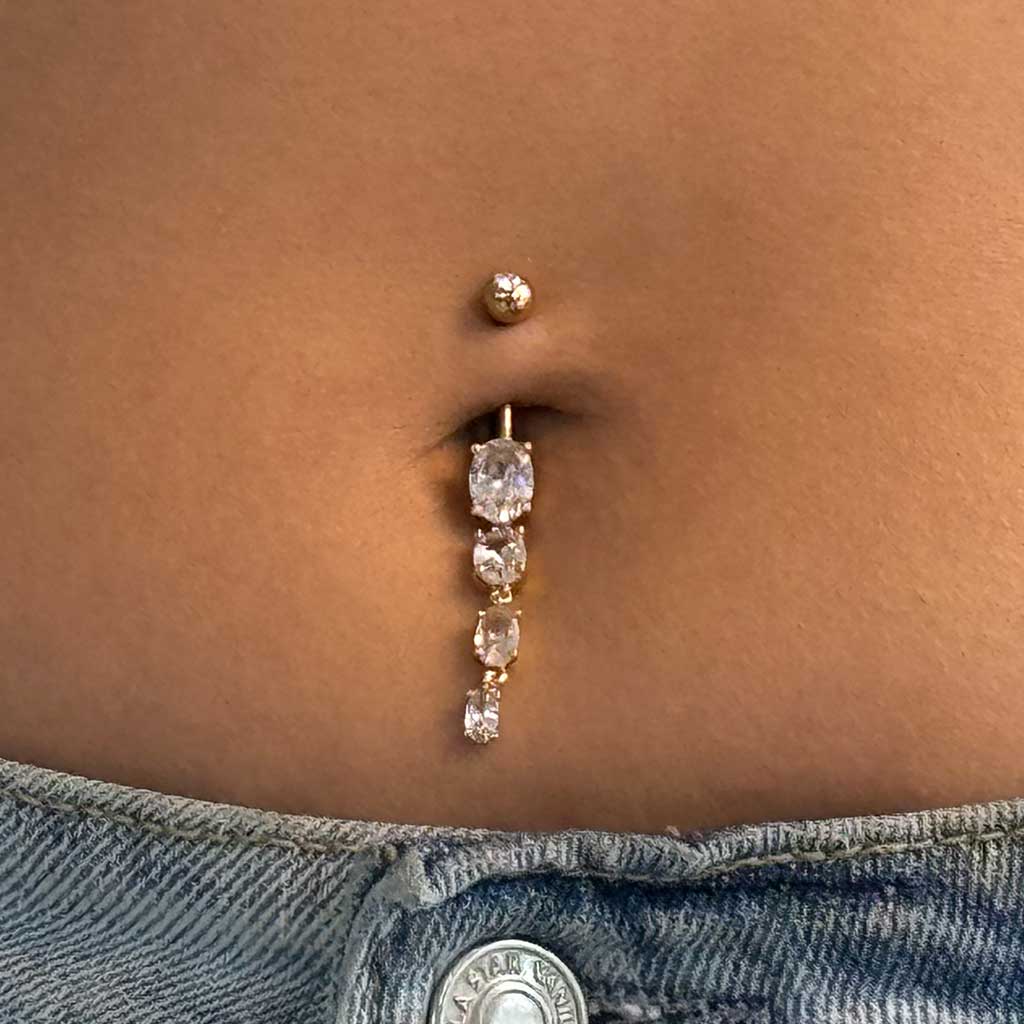 Zenith Bauchnabelpiercing | Gold - Piercd