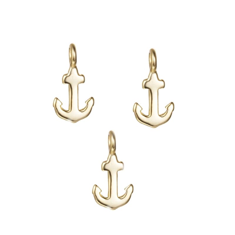 Anker Charm | Gold | 5 Stück - Piercd