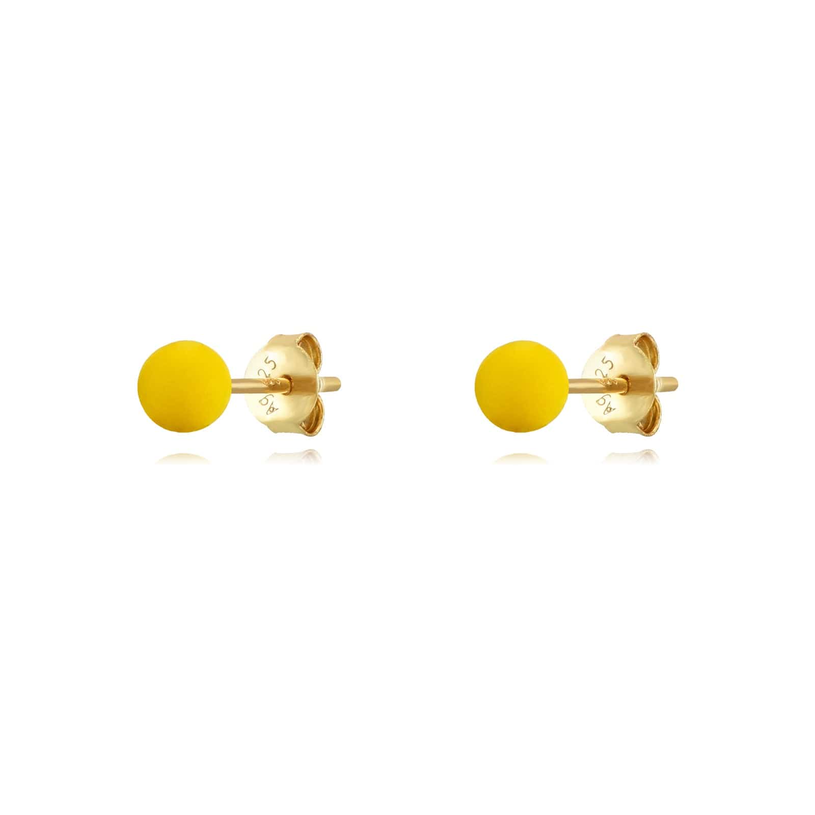 Flashy Balls Ohrstecker | Gold - Piercd