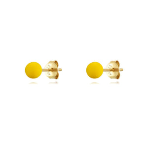 Flashy Balls Ohrstecker | Gold - Piercd