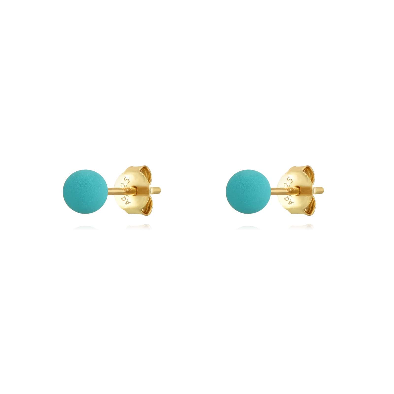 Flashy Balls Ohrstecker | Gold - Piercd