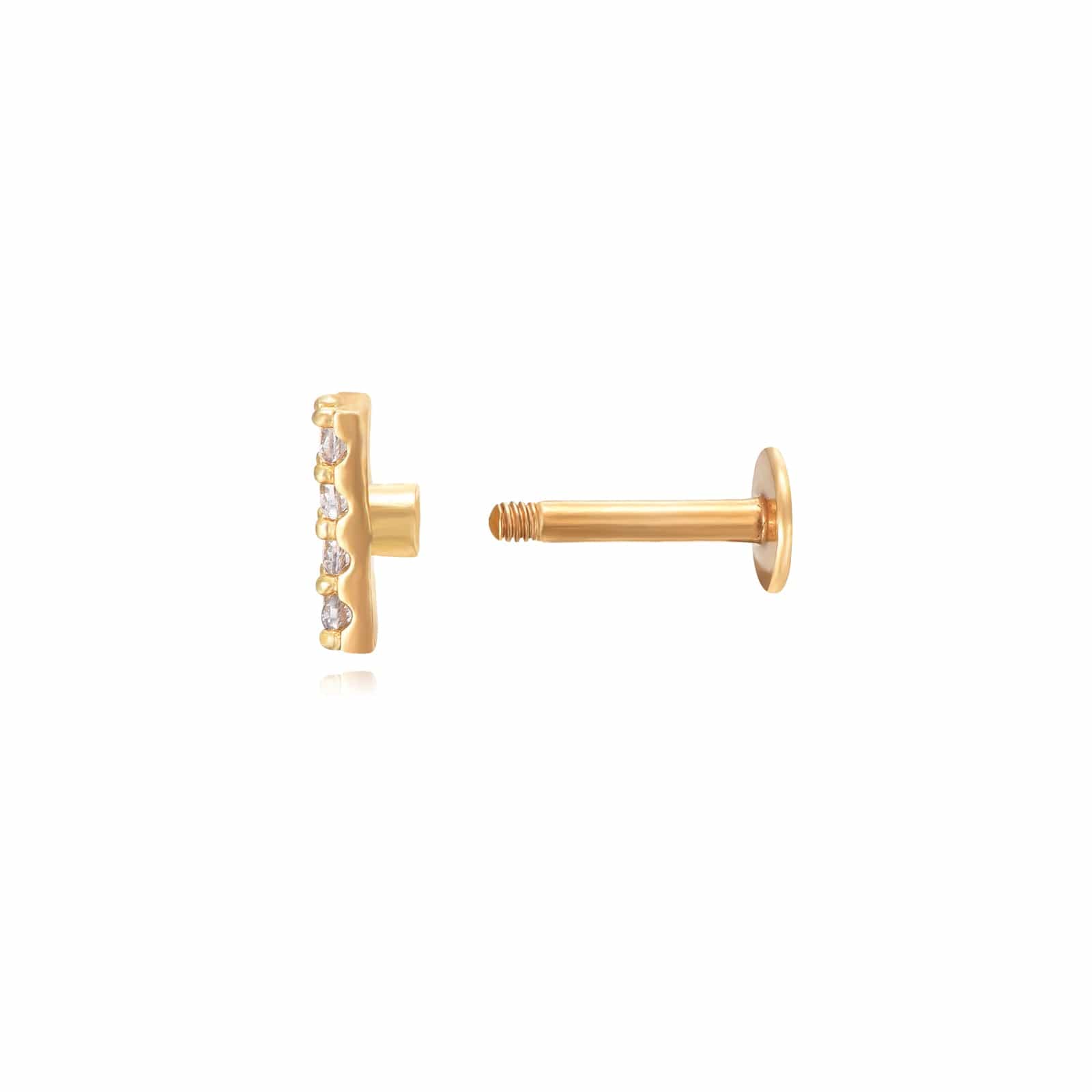 Prismaya Ohrpiercing | Gold - Piercd